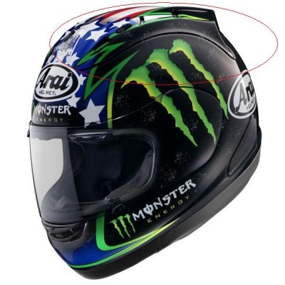 Arai typ-10 RX-7 GP difusery Hopkins Replica vel.XS-XL